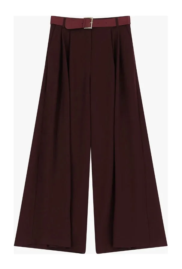 PANTS PALAZZO BURGUNDY