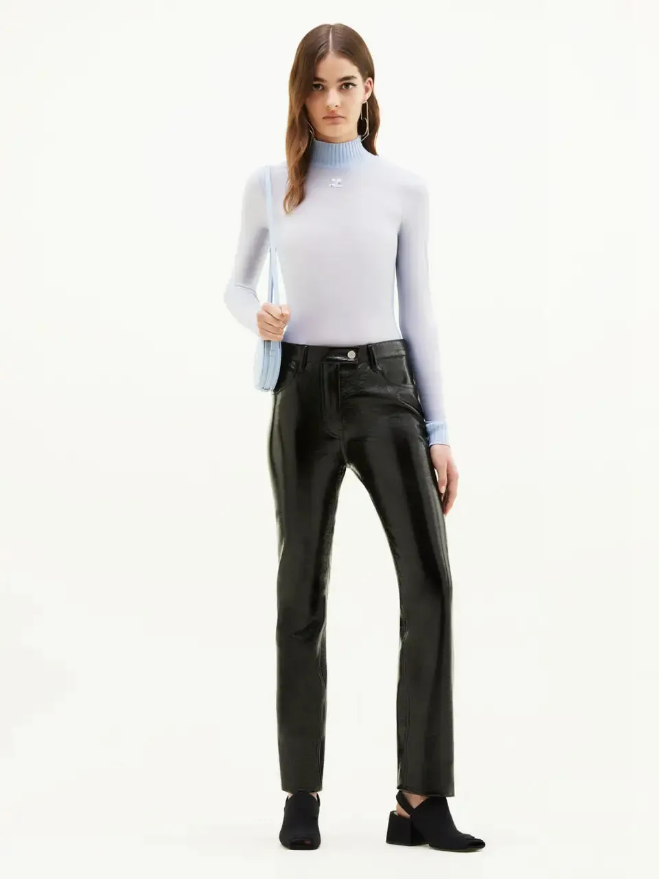 Pants Reedition 5 Pocket Vinyl Black