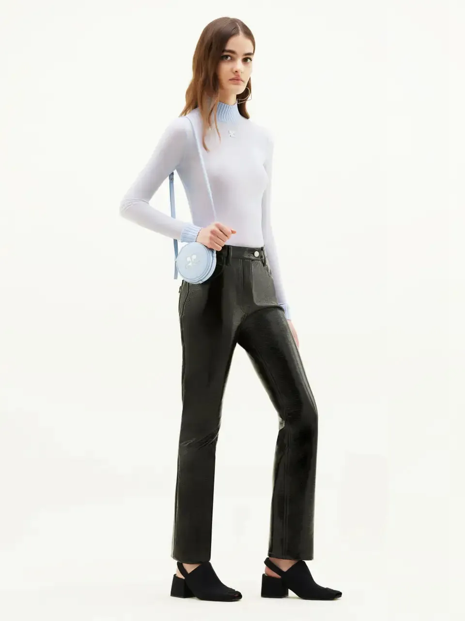 Pants Reedition 5 Pocket Vinyl Black