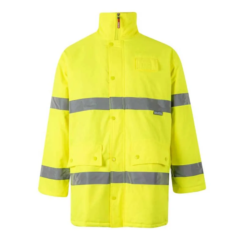 PARKA ALTA VISIBILIDAD AMARILLO FLúOR  VELILLA