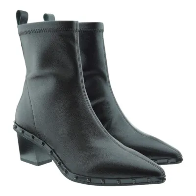 PEDRO MIRALLESBotines Tacón Pedro Miralles Negros Tachuelas 28563