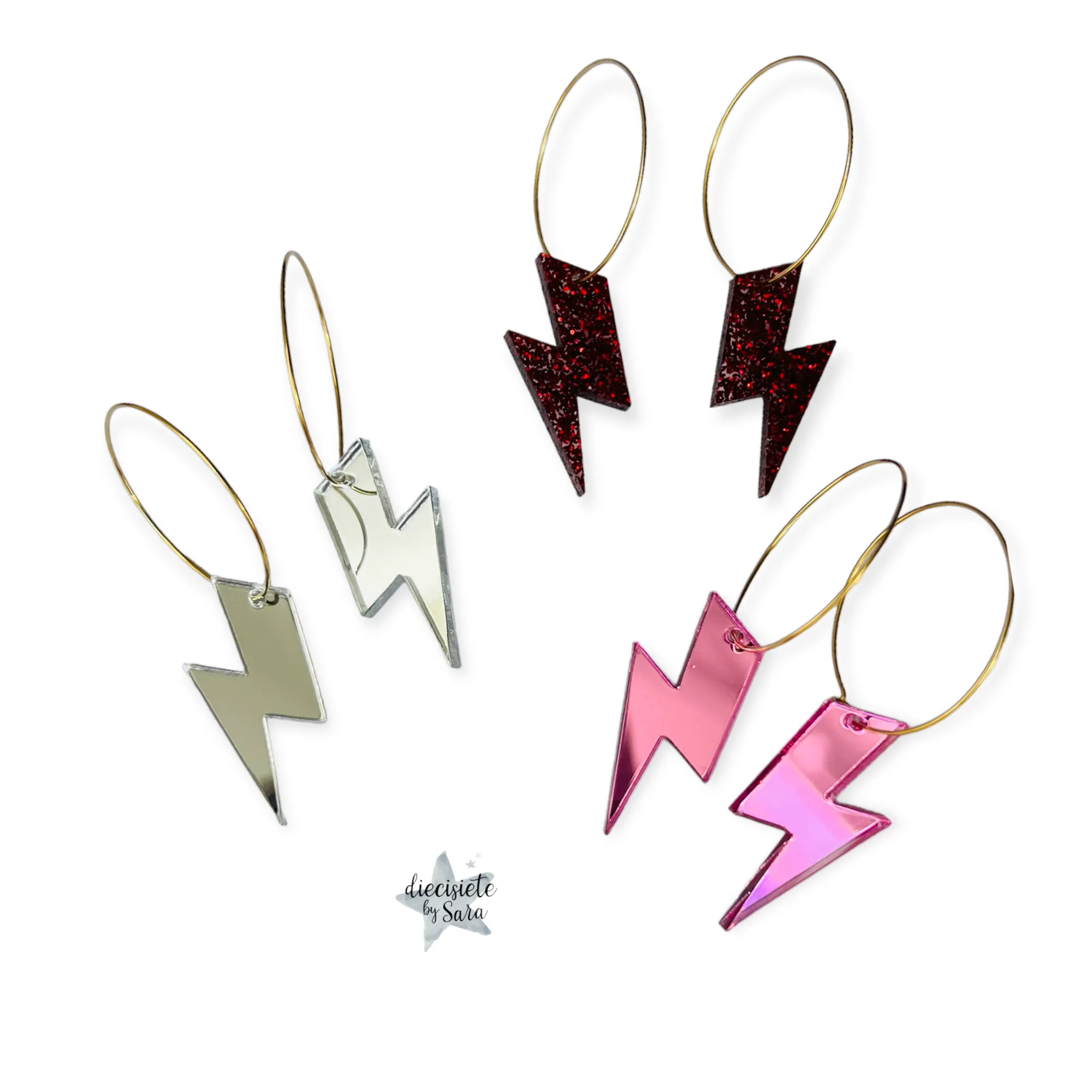 Pendientes Aro Rayo