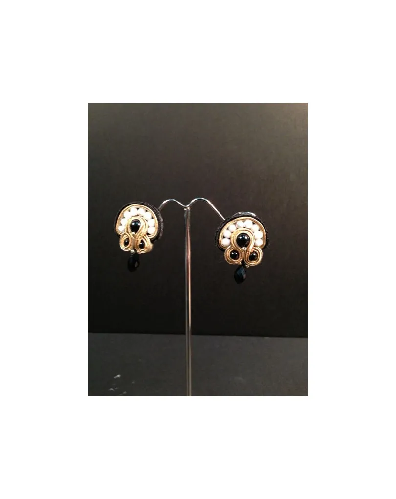 PENDIENTES FLAMENCA FLOR 