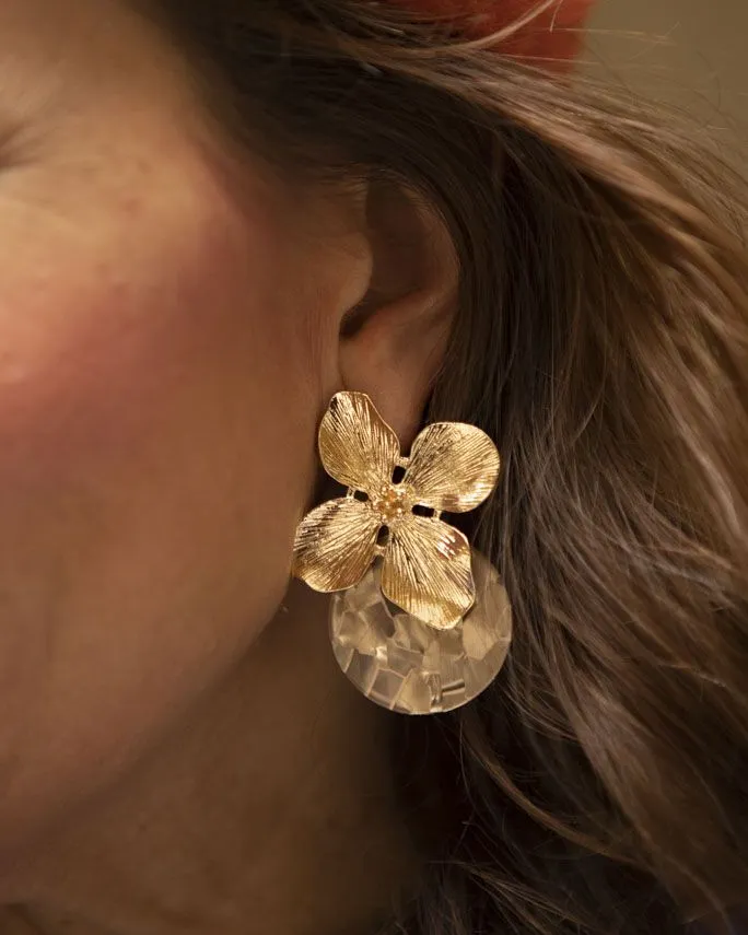 Pendientes Flor esfera