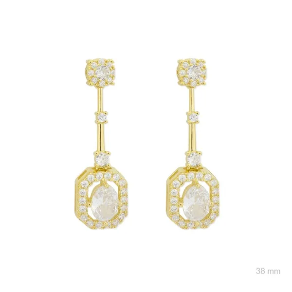 Pendientes Novia Circonitas