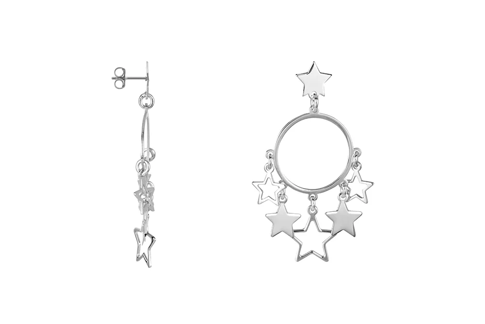 Pendientes Plata Meteoros