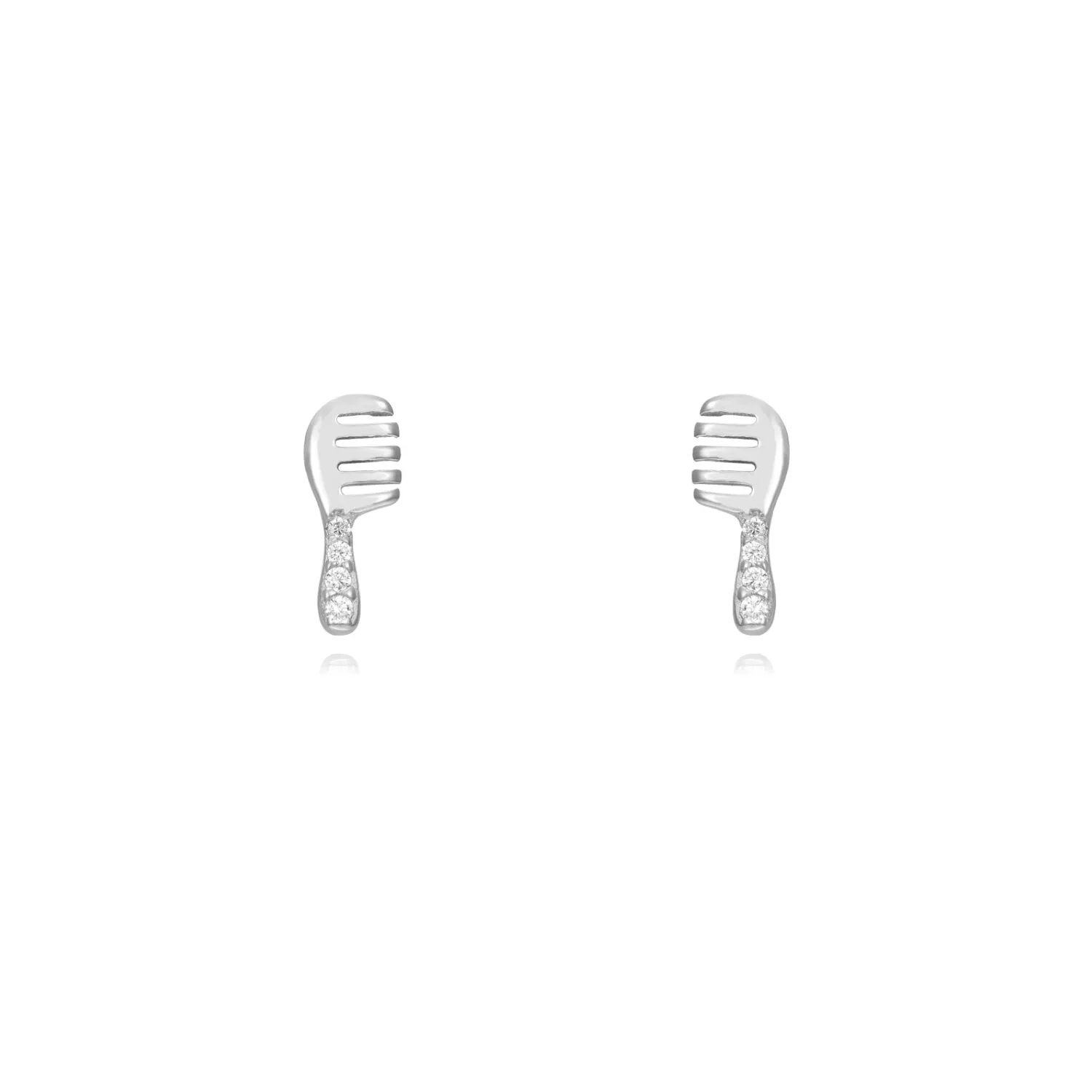 Pendientes Plata Peine