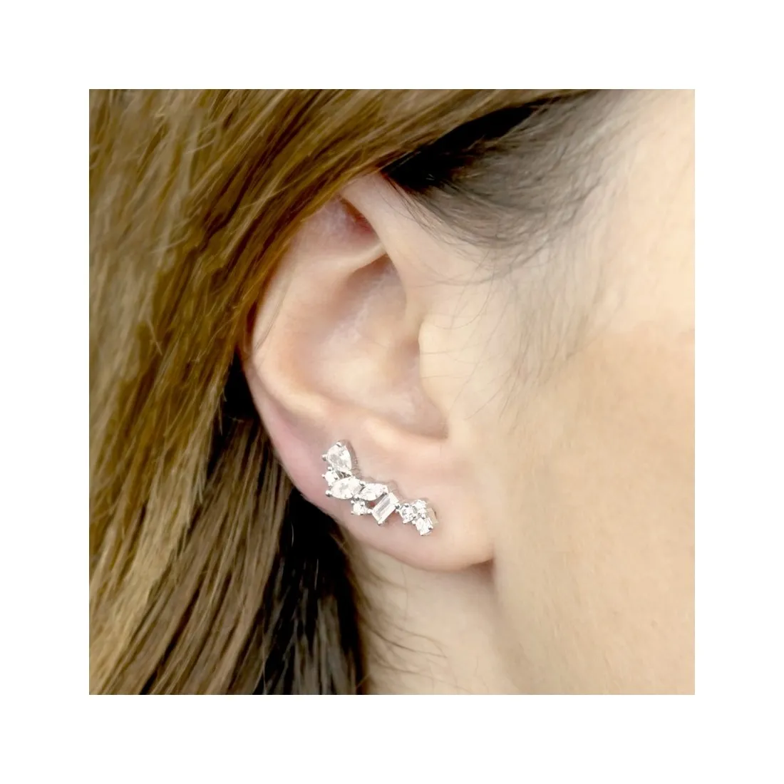 Pendientes Plata Trepadores