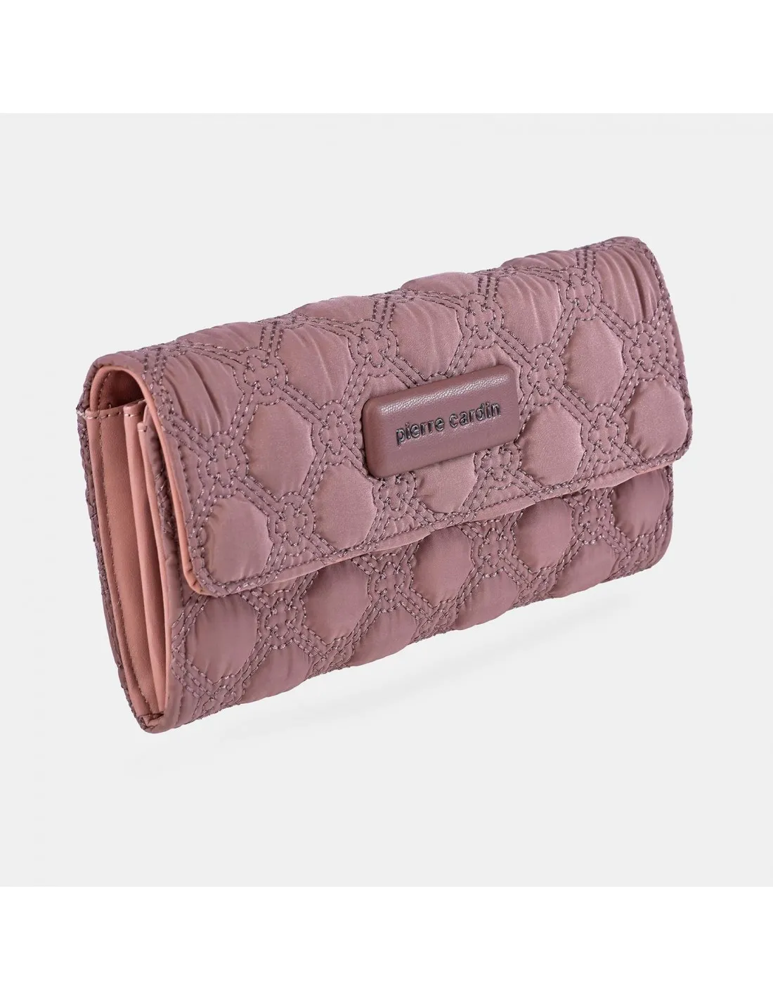 PIERRE CARDIN monedero billetero con solapa para mujer acolchado