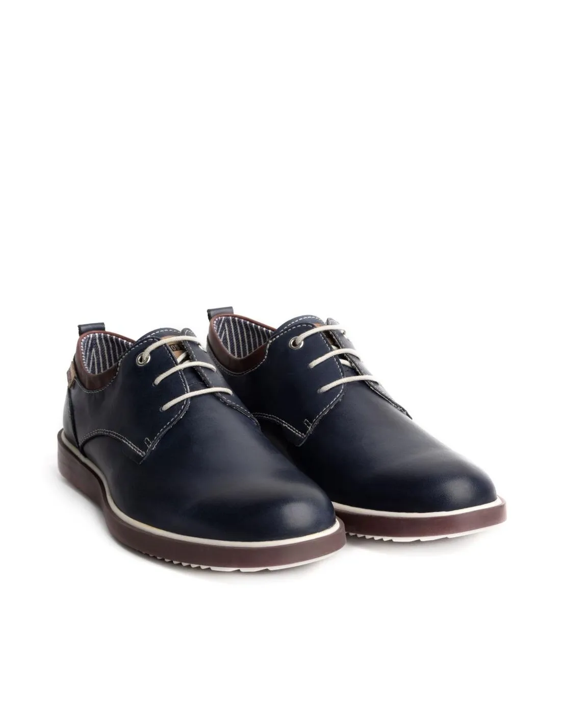 PIKOLINOS Zapatos Cordones Suela Burdeos