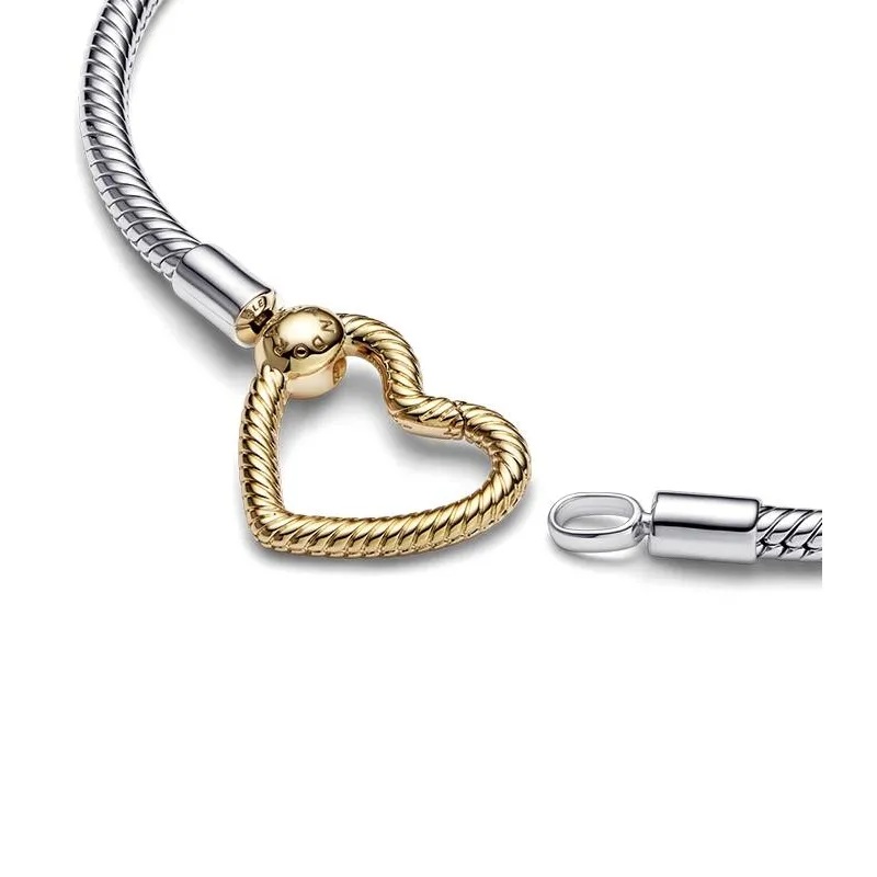 PULSERA PANDORA CIERRE CORAZÓN SHINE 569539C00