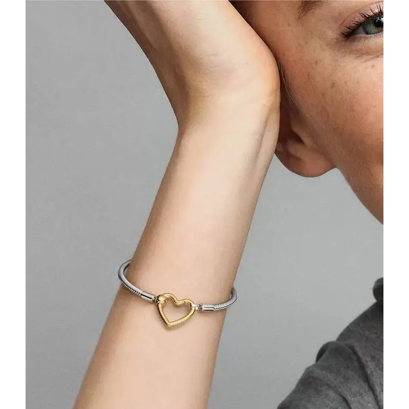 PULSERA PANDORA CIERRE CORAZÓN SHINE 569539C00