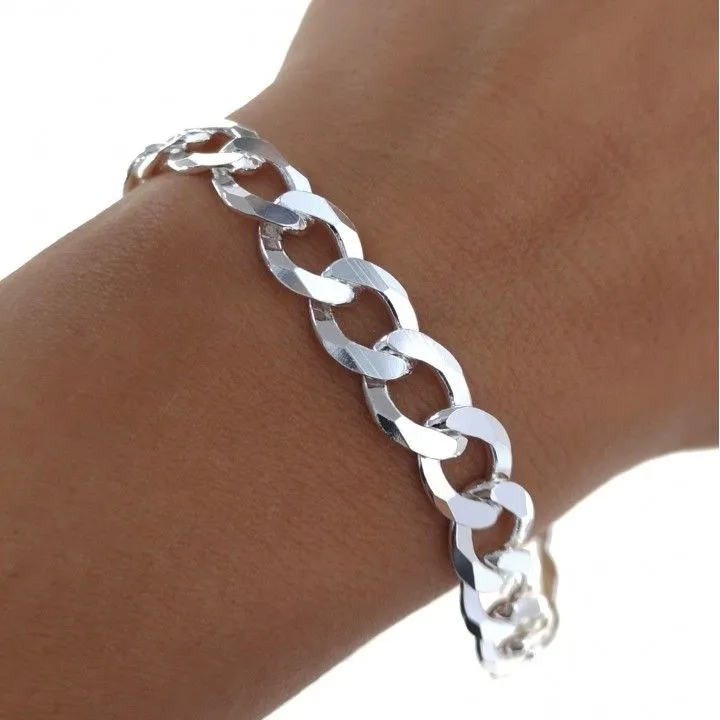 Pulsera Plata Hombre