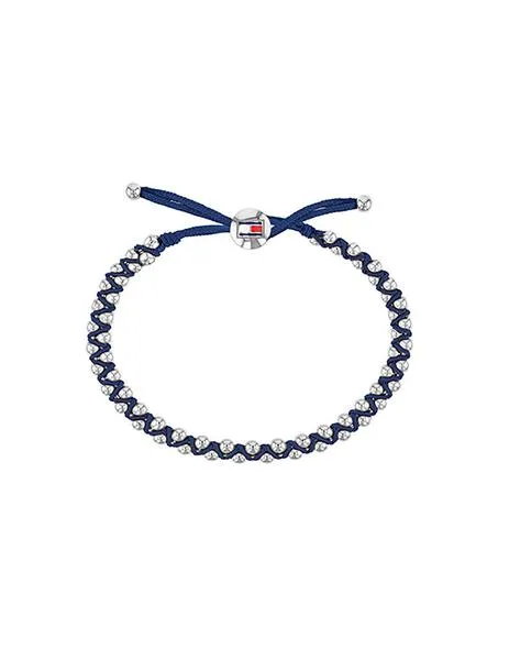 pulsera tommy hilfiger cross blue