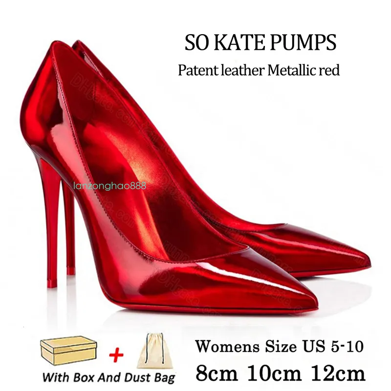 Red DB Bottom con diseñadores superiores Tacones de bomba de tacón alto Tacos para mujeres Luxury Bombs Plataforma Peep Toes San
