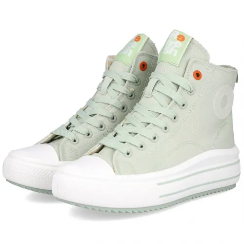 REFRESH 172722 Zapatillas altas de lona para mujer