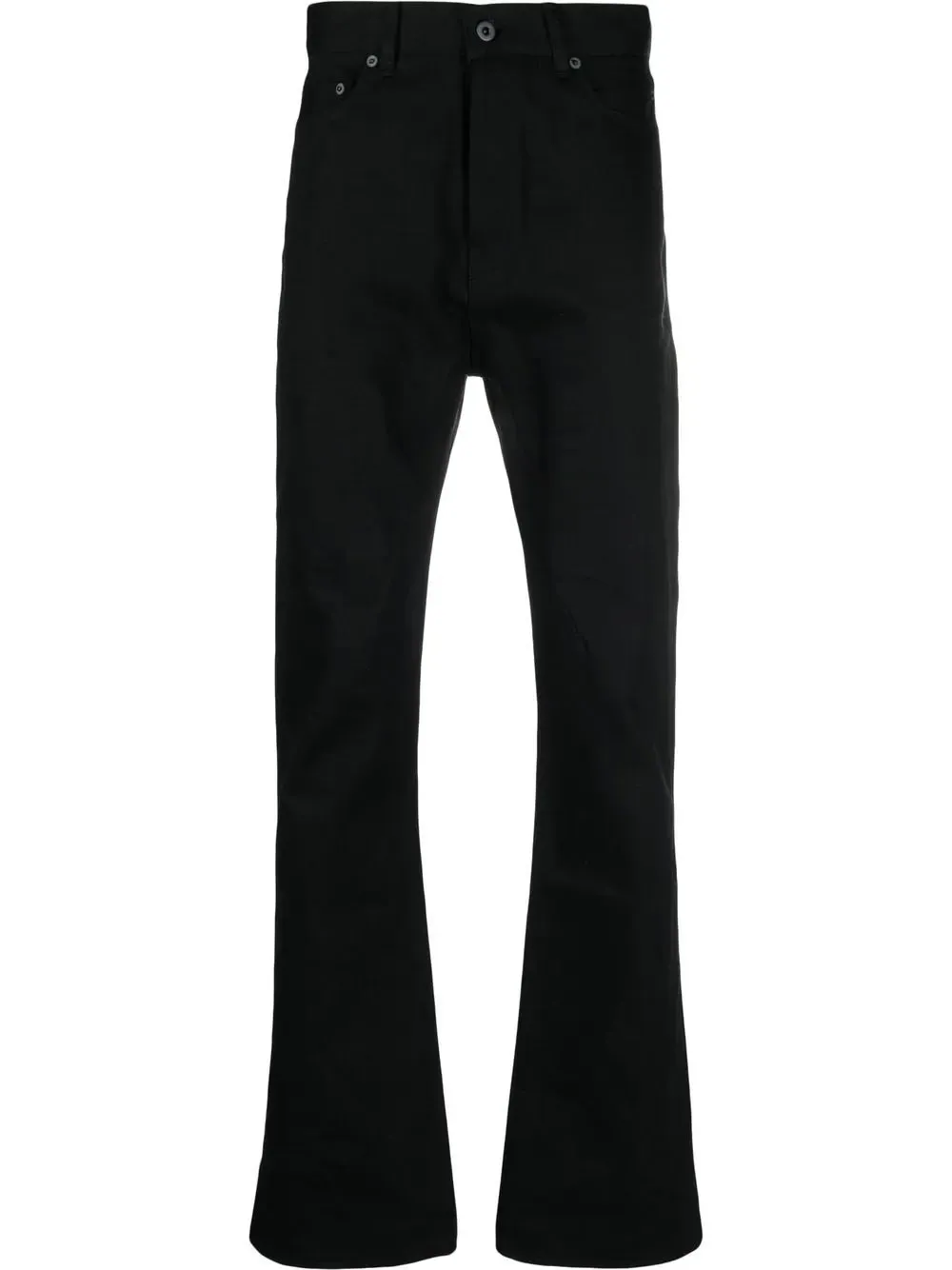 Rick Owens Womens Woven Pants Jim Cut Blck