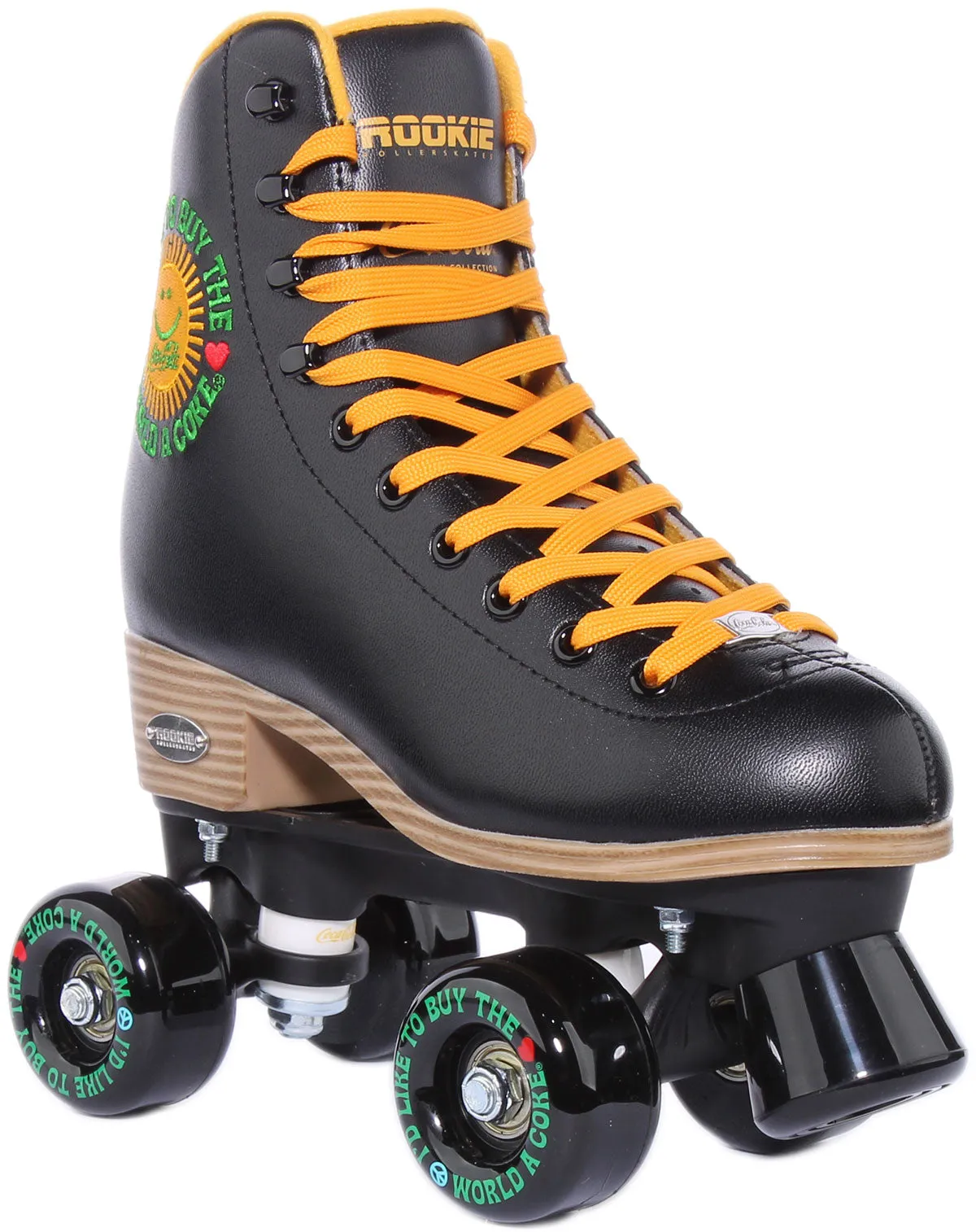 Rookie X Coca Cola Sunshine Patines con cordones para mujer en negro