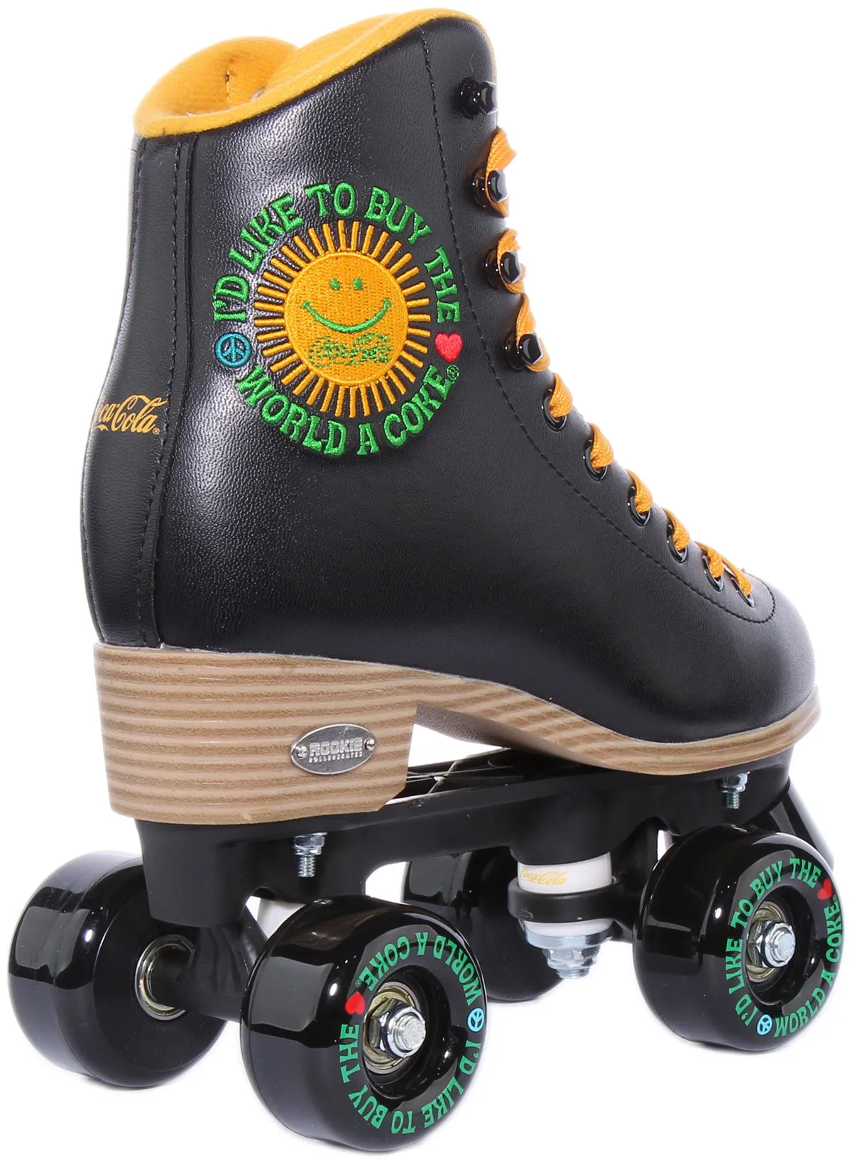 Rookie X Coca Cola Sunshine Patines con cordones para mujer en negro
