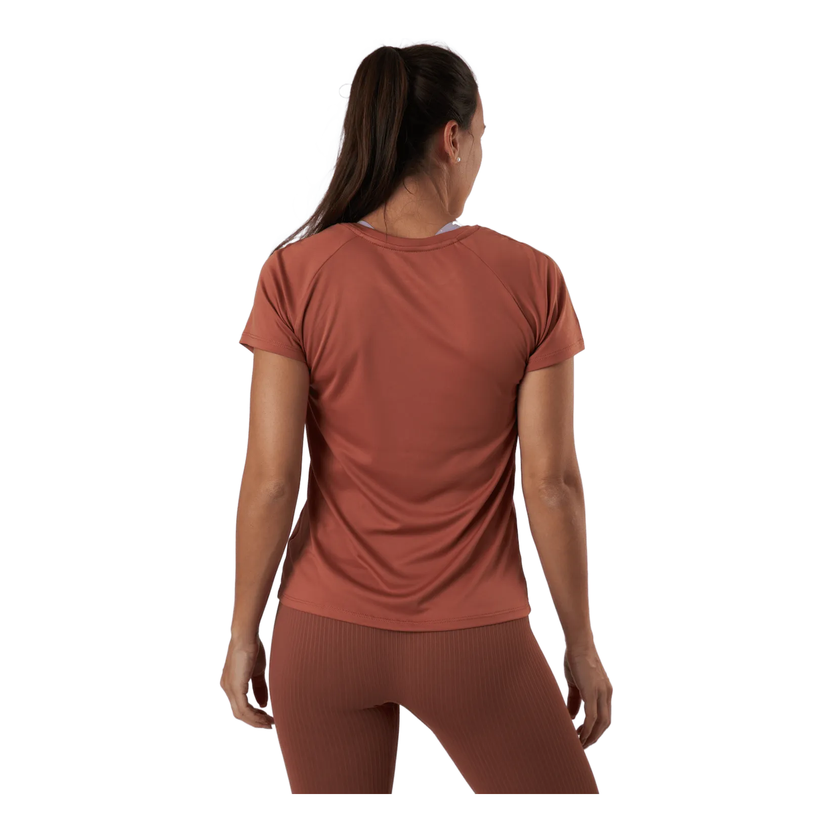 Röhnisch Active Logo Tee Copper Brown