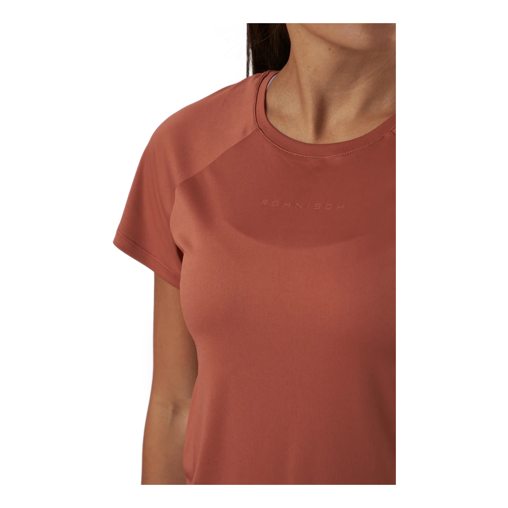 Röhnisch Active Logo Tee Copper Brown