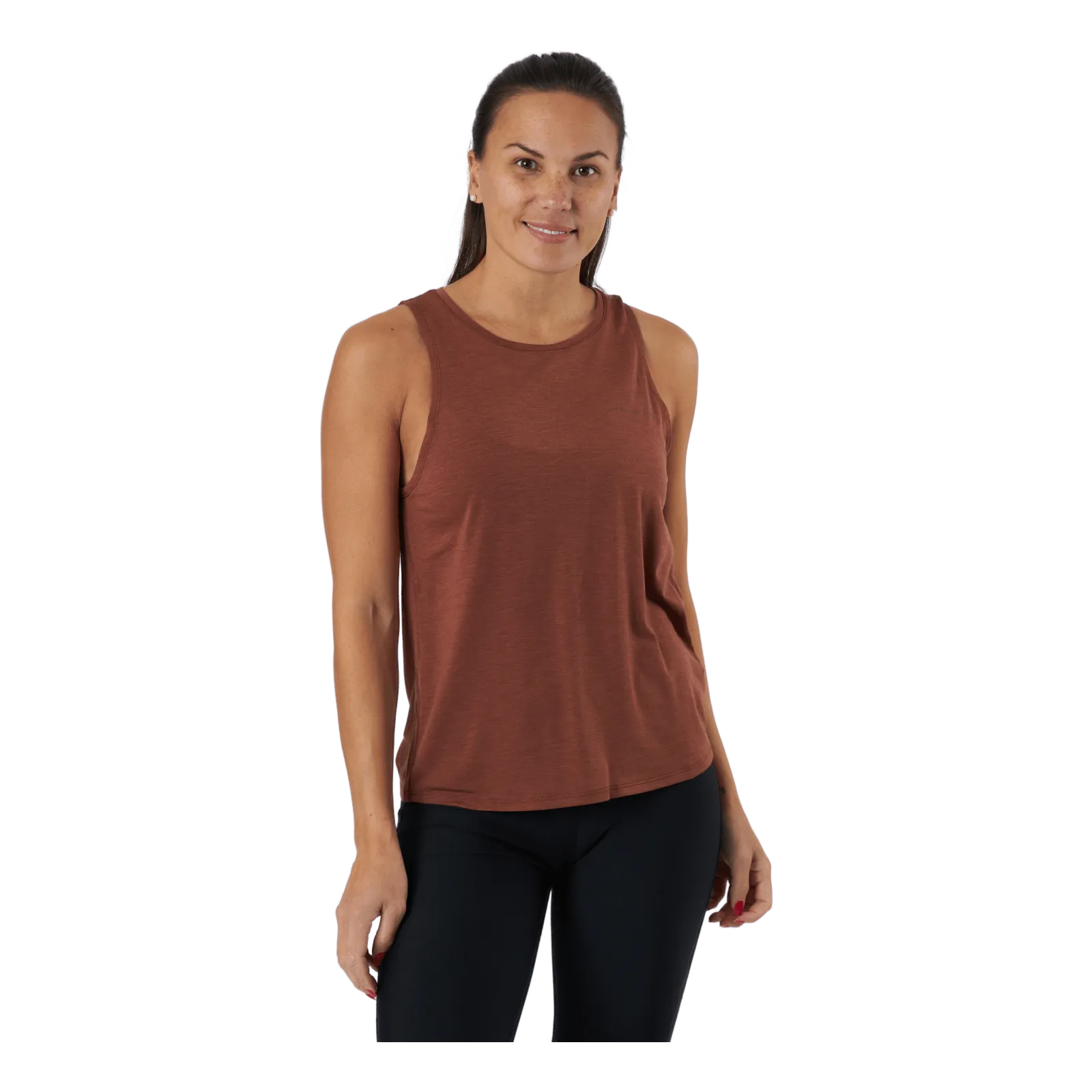 Röhnisch Split Back Singlet Copper Brown