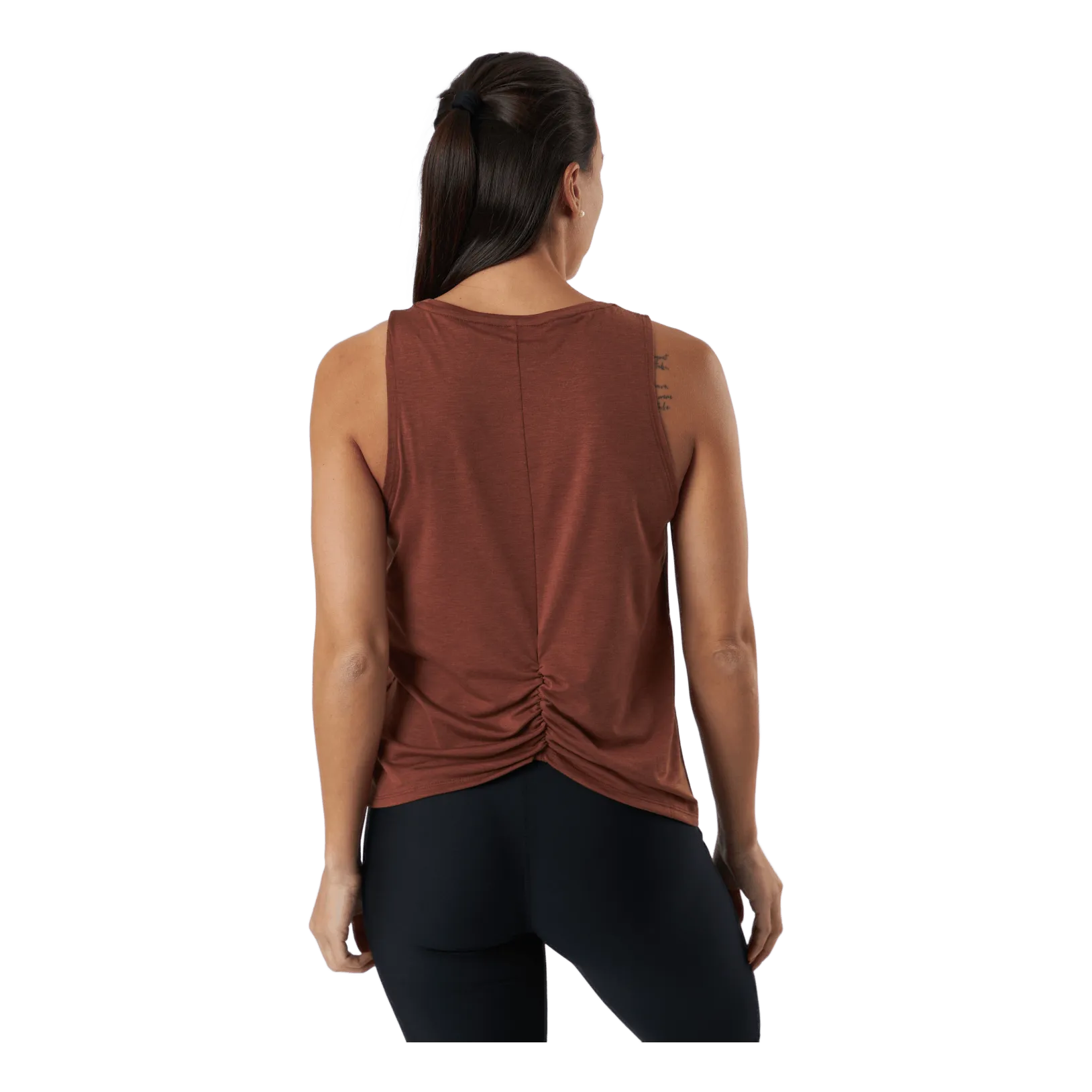 Röhnisch Split Back Singlet Copper Brown