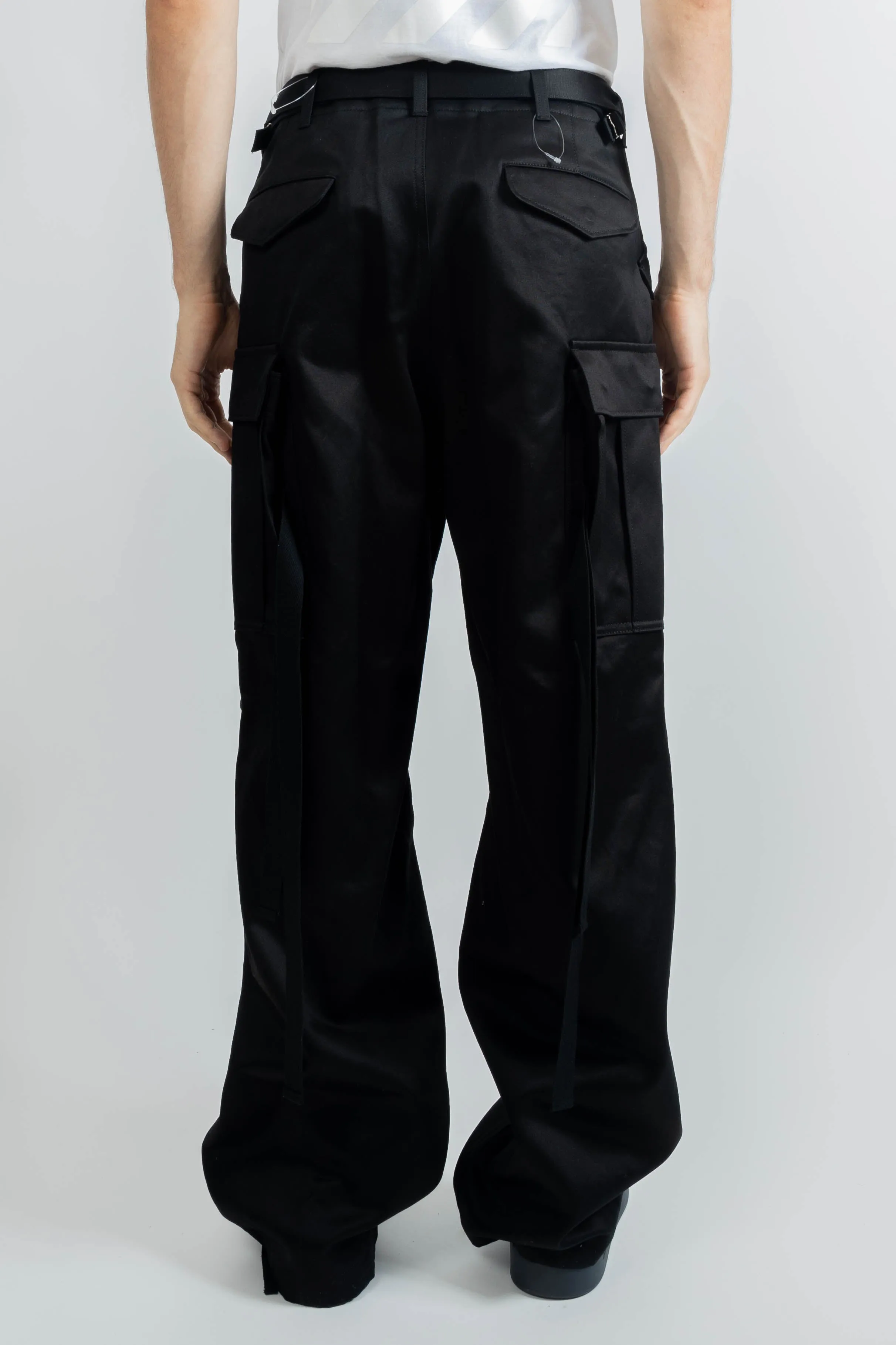 Sacai Cotton Chino Pants Black