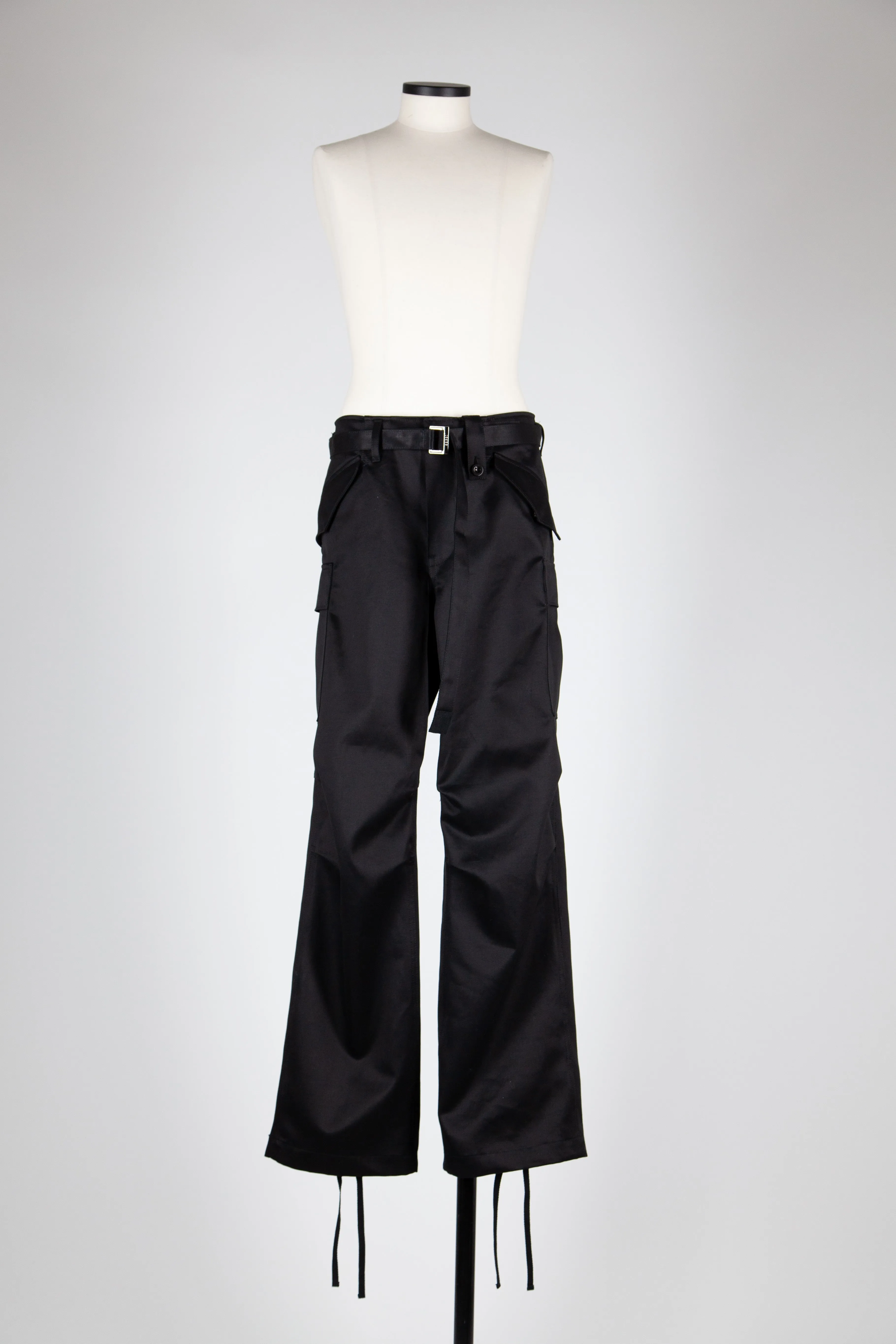 Sacai Cotton Chino Pants Black
