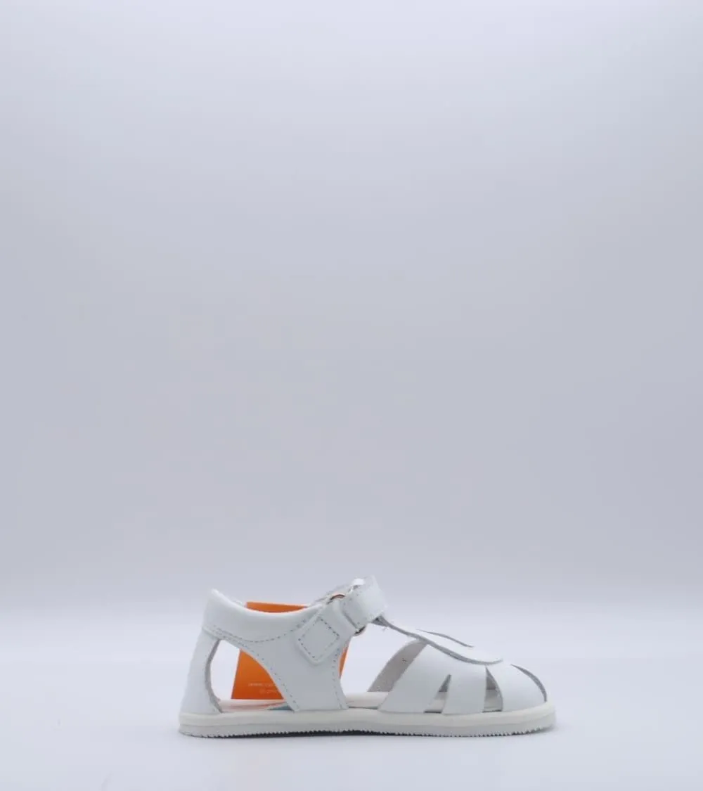 SANDALIA BLANDITOS BY CRIOS GOTA BLANCO