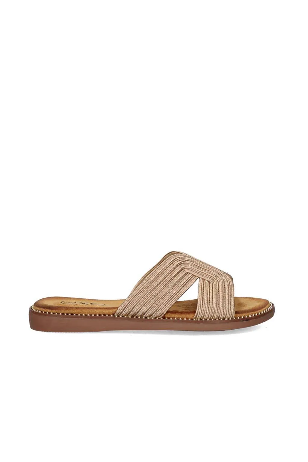 Sandalia Exé zf1982 f5 Embroidery rose gold