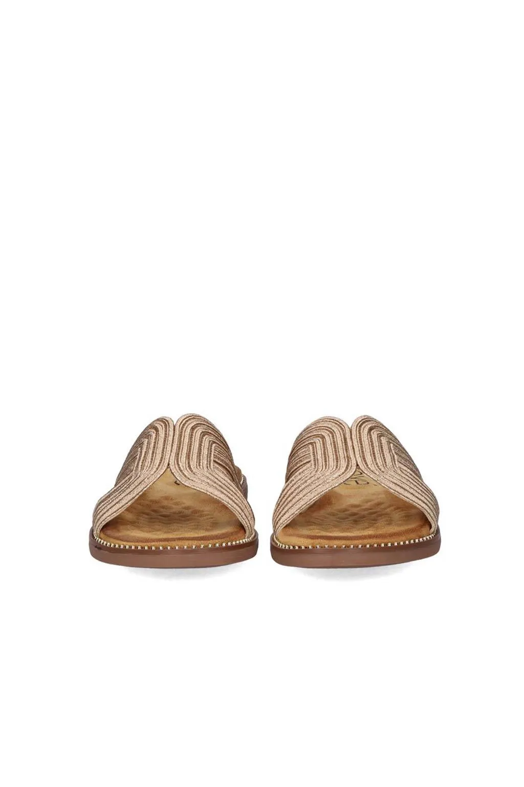Sandalia Exé zf1982 f5 Embroidery rose gold