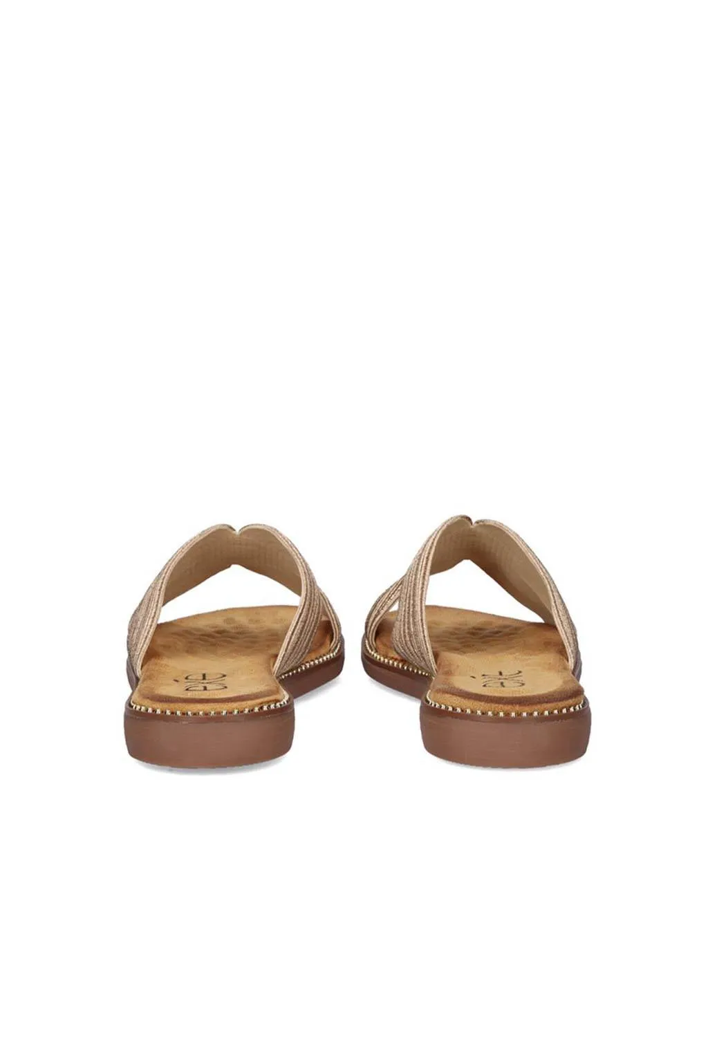 Sandalia Exé zf1982 f5 Embroidery rose gold