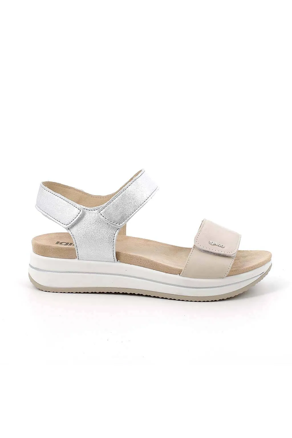 Sandalia Igi & Co 5677788 panna argento