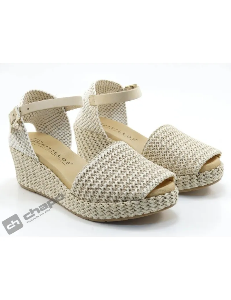 SANDALIA NATURAL PITILLOS 105605501