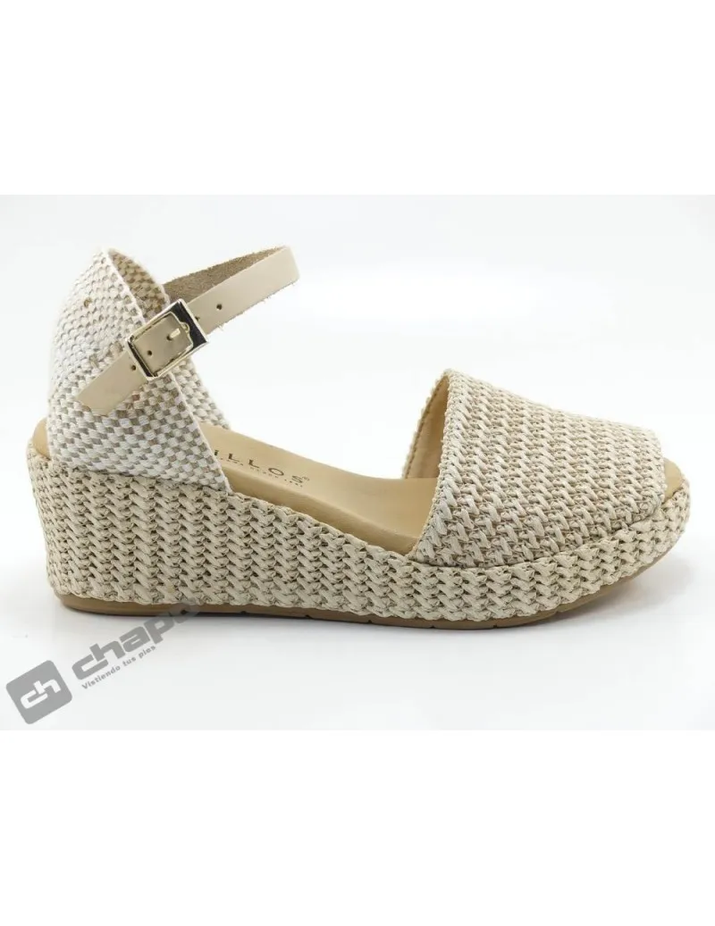 SANDALIA NATURAL PITILLOS 105605501