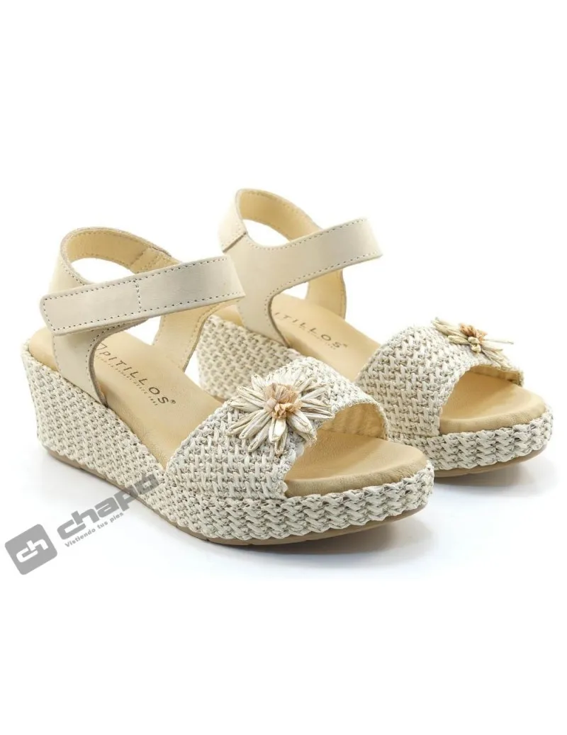 Sandalia Natural Pitillos 5503 Sin Flor