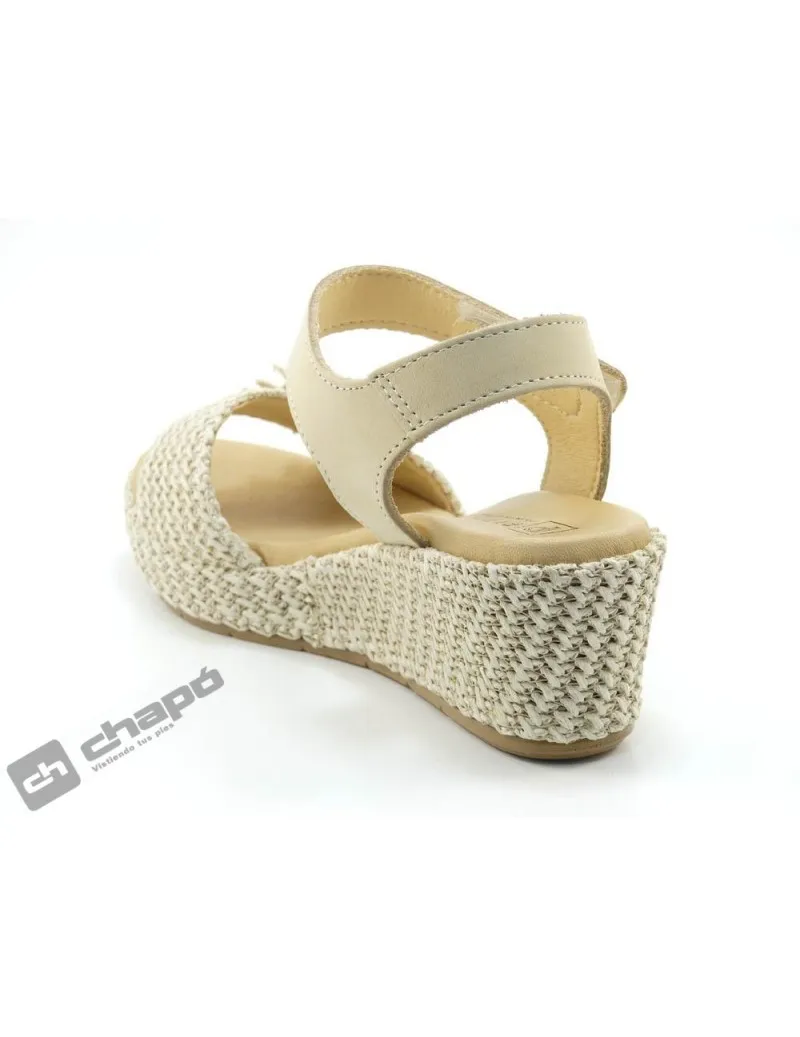 Sandalia Natural Pitillos 5503 Sin Flor