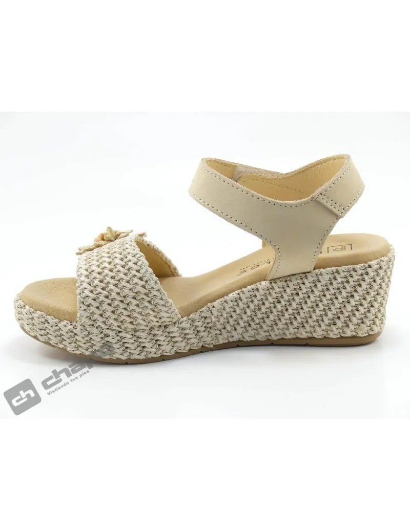 Sandalia Natural Pitillos 5503 Sin Flor