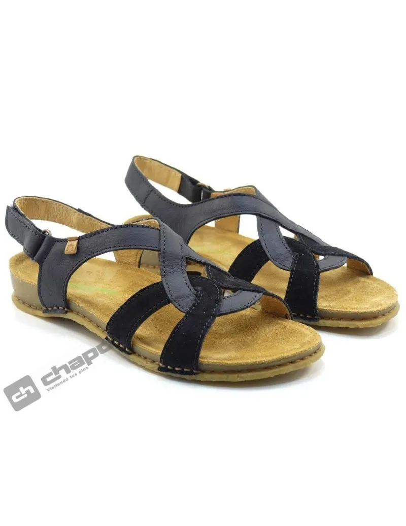 Sandalia Negro Naturalista N5819