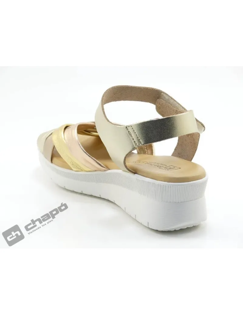 Sandalia Oro Pitillos 5540