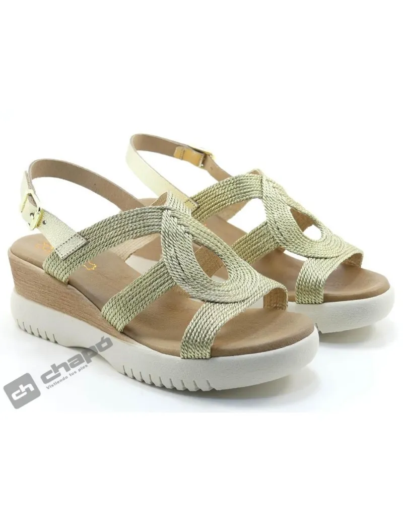 Sandalia Oro Porronet 3029