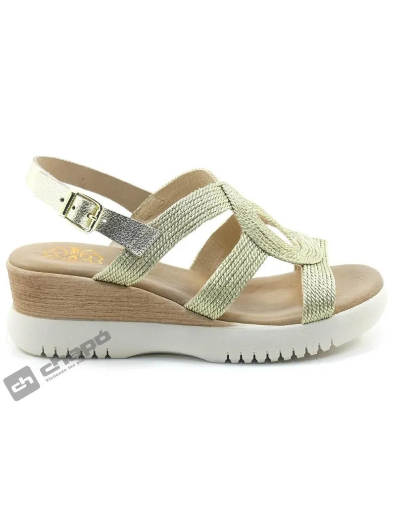Sandalia Oro Porronet 3029