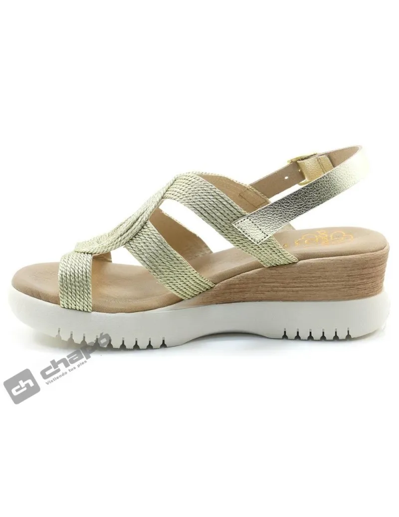 Sandalia Oro Porronet 3029