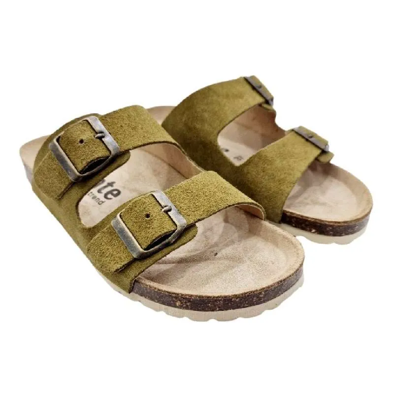SANDALIA PALA BIO 2 HEBILLAS KAKI