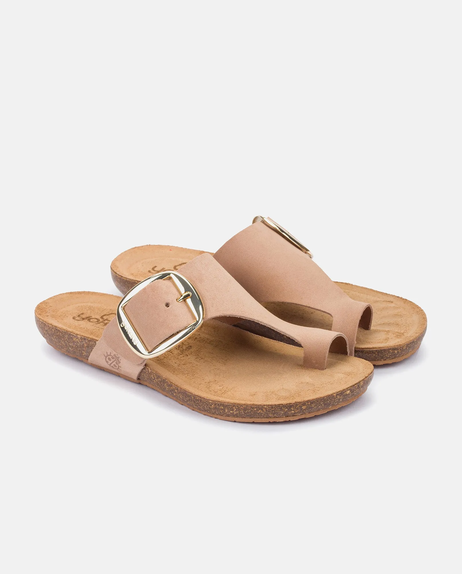 Sandalia plana Ibiza 205 beige