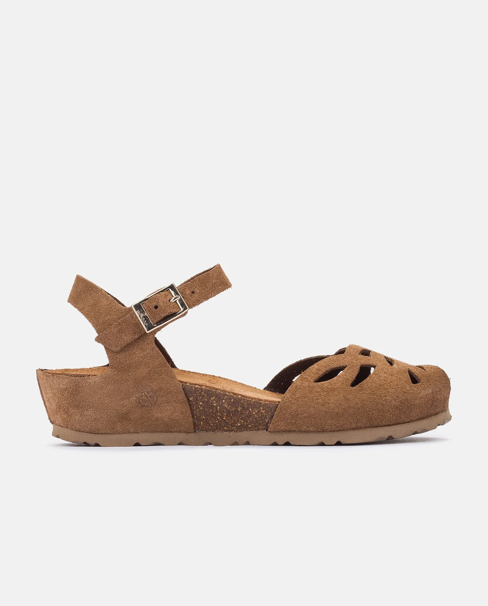 Sandalia plana Monaco 003 marron