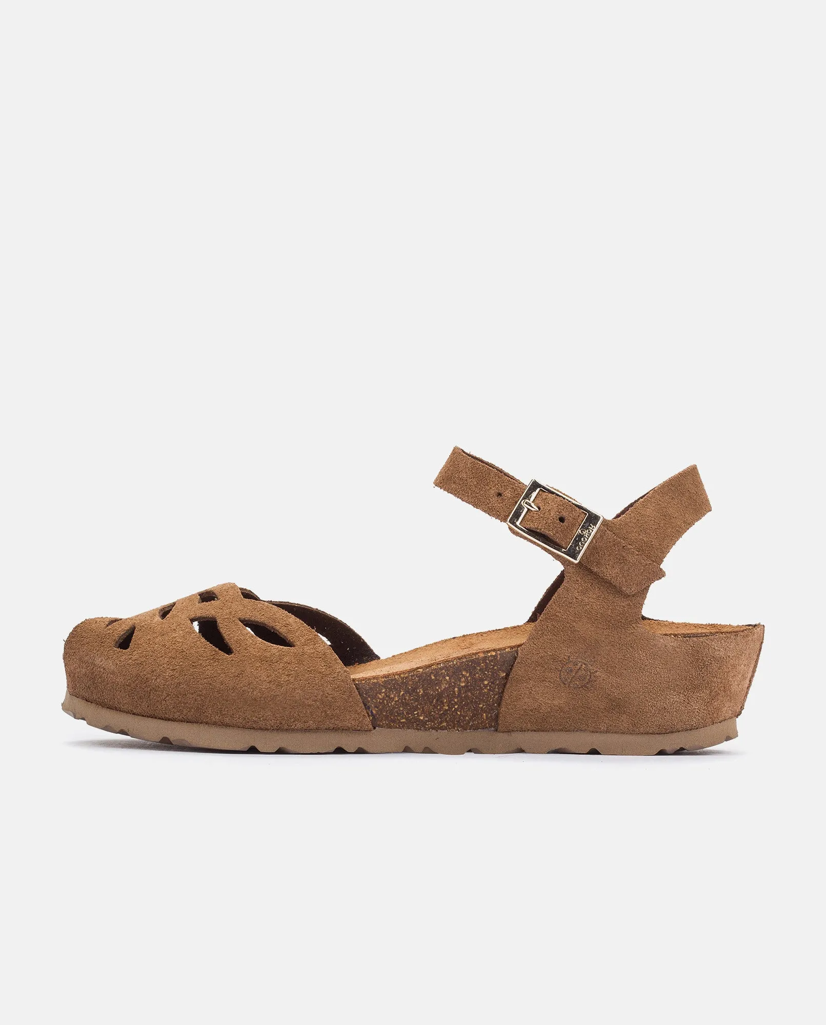Sandalia plana Monaco 003 marron