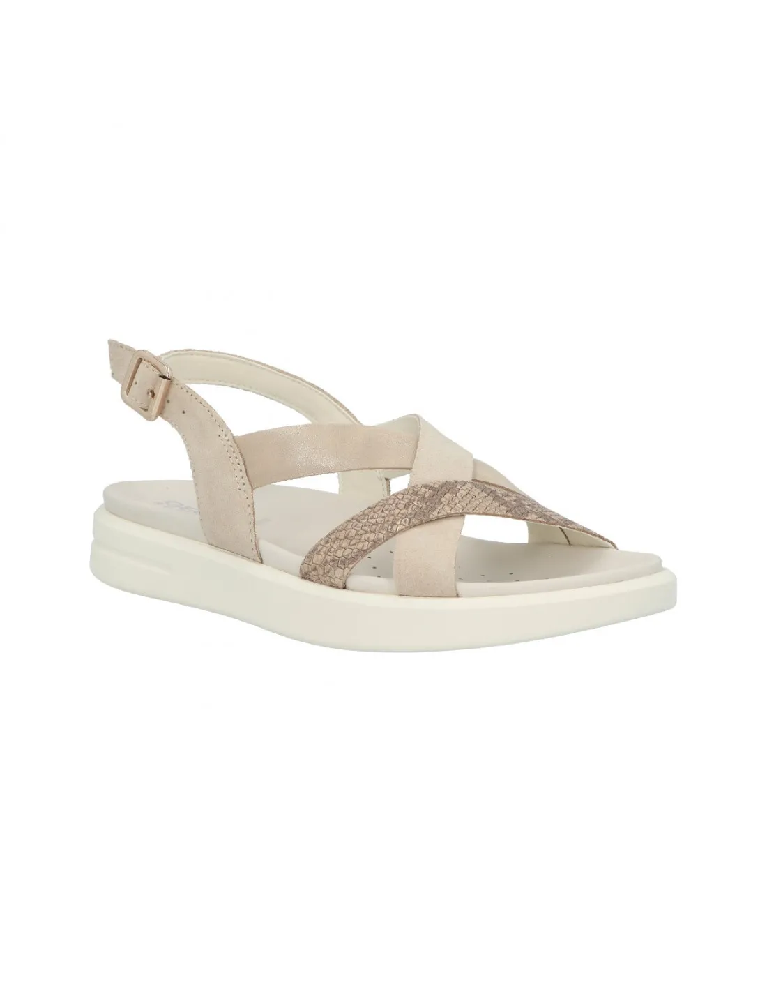 SANDALIA PLANA MUJERGEOXD15PAD022RY