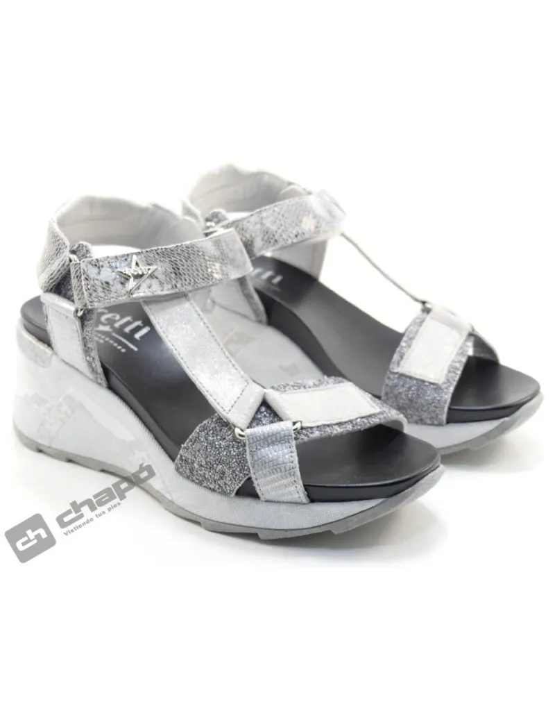 SANDALIA PLATA CETTI C1317 SRA